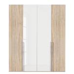 Drehtürenschrank Brooklyn XIII Eiche Sonoma Dekor / Hochglanz Weiß - 200 x 216 cm