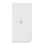 Armoire à portes battantes Case I Blanc alpin - 91 cm - 2 portes - Standard Plus