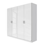 Armoire à portes battantes Celle Blanc alpin / Blanc brillant - Largeur : 181 cm