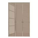 Draaideurkast Chicago I Alpinewit/saharakleurig glas - 150 x 216 cm - 3 deuren