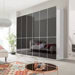 Draaideurkast Chicago I Wit/zwart glas - 300 x 216 cm - 6 deuren