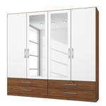 Drehtürenschrank Hersbruck-Extra Breite: 181 cm - 2 Spiegeltüren