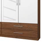 Armoire portes battantes Hersbruck-Extra Largeur : 181 cm - 2 miroir