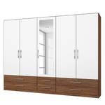 Armoire portes battantes Hersbruck-Extra Largeur : 226 cm - 1 miroir