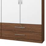 Armoire portes battantes Hersbruck-Extra Largeur : 226 cm - 1 miroir