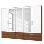 Drehtürenschrank Hersbruck-Extra Breite: 226 cm - 3 Spiegeltüren