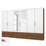 Armoire portes battantes Hersbruck-Extra Largeur : 271 cm - 2 miroir