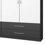 Armoire portes battantes Hersbruck-Extra Largeur : 226 cm - 1 miroir