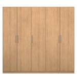 Drehtürenschrank KiYDOO V Eiche Riviera Dekor - 226 x 210 cm - 5 Türen - Classic