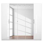 Armoire à portes battantes KiYDOO I Blanc brillant / Blanc alpin - 226 x 197 cm - Basic