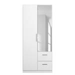 Armoire à portes battantes KiYDOO III Blanc alpin - Blanc alpin - Hauteur : 197 cm