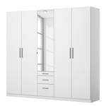 Armoire à portes battantes KiYDOO IV Blanc alpin - 226 x 210 cm - 5 portes - Basic