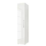 Armoire à portes battantes KSW I Blanc alpin brillant - Largeur : 40 cm - 1 porte