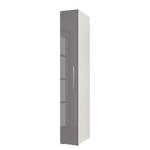 Armoire à portes battantes KSW I Gris lave brillant - Largeur : 30 cm - 1 porte