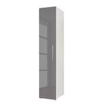 Armoire à portes battantes KSW I Gris lave brillant - Largeur : 40 cm - 1 porte