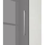 Armoire à portes battantes KSW I Gris lave brillant - Largeur : 40 cm - 1 porte