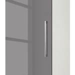 Armoire à portes battantes KSW I Gris lave brillant - Largeur : 50 cm - 1 porte