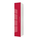 Armoire à portes battantes KSW I Rouge brillant - Largeur : 40 cm - 1 porte