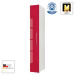 Armoire à portes battantes KSW I Rouge brillant - Largeur : 30 cm - 1 porte