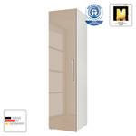 Armoire à portes battantes KSW I Gris sable brillant - Largeur : 50 cm - 1 porte