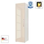 Armadio ad ante a battente KSW III Color latte macchiato lucido - Altezza: 176 cm