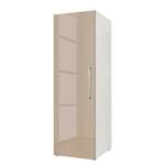 Armoire à portes battantes KSW III Gris sable brillant - Hauteur : 144 cm