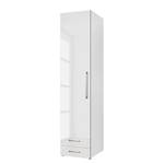 Armoire à portes battantes KSW Blanc alpin brillant - Butoir à gauche - 2