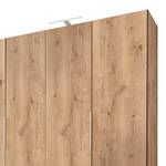 Draaideurkast level 36A Eiken planken look - 300 x 216 cm - Zonder spiegeldeuren