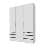 Armoire à portes battantes level 36A Blanc alpin - 150 x 216 cm - Sans portes miroir