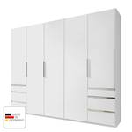 Armoire à portes battantes level 36A Blanc alpin - 250 x 236 cm - Sans portes miroir