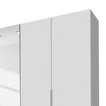 Armoire à portes battantes level 36A Blanc alpin - 300 x 216 cm - Avec portes miroir