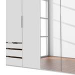 Draaideurkast level 36A Alpinewit - 300 x 236 cm - Met spiegeldeuren