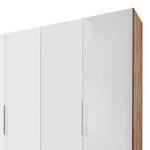 Armoire à portes battantes level 36A Blanc alpin / Imitation chêne parqueté - 300 x 236 cm - Sans portes miroir