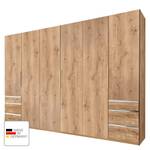 Armoire à portes battantes level 36A Imitation chêne parqueté - 300 x 216 cm - Sans portes miroir