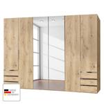 Drehtürenschrank Level 36A Plankeneiche Dekor - 300 x 216 cm - Mit Spiegeltür/-en