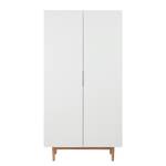 Armoire à portes battantes LINDHOLM Blanc - Largeur : 103 cm