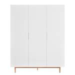 Armoire à portes battantes LINDHOLM Blanc - Largeur : 154 cm