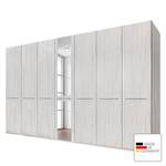 Draaideurkast Madrid wit eikenhouten look - Breedte: 350 cm - 7 deuren - Zonder passe-partout lijst