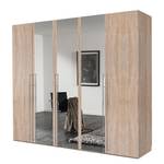 Drehtürenschrank Brooklyn VI Sonoma-Eiche Dekor/Spiegel - 250 x 216 cm