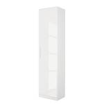 Armoire à portes battantes Minosa Blanc alpin / Blanc brillant