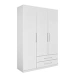 Armoire à portes battantes Potsdam Blanc alpin - 136 x 197 cm - 3 portes