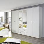 Armoire à portes pivotantes Rosenheim I Blanc alpin - 271 cm (6 portes) - Largeur : 271 cm