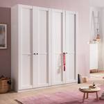 Armoire à portes battantes Skøp Blanc alpin - 181 x 222 cm - 4 portes - Premium