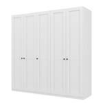 Armoire à portes battantes Skøp Blanc alpin - 225 x 222 cm - 5 portes - Premium