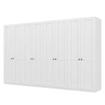 Armoire à portes battantes Skøp Blanc alpin - 360 x 222 cm - 8 portes - Premium