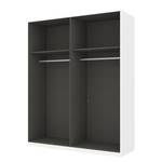 Kleiderschrank SKØP Alpinweiß/ Offen - 181 x 222 cm - 4 Türen - Basic