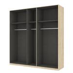 Kleiderschrank SKØP Eiche Sonoma Dekor/ Offen - 225 x 236 cm - 5 Türen - Comfort