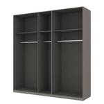 Kleiderschrank SKØP Graphit/ Offen - 225 x 236 cm - 5 Türen - Premium