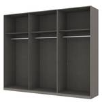 Kleiderschrank SKØP Graphit/ Offen - 270 x 222 cm - 6 Türen - Basic