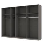 Kleiderschrank SKØP Graphit/ Offen - 315 x 236 cm - 7 Türen - Comfort